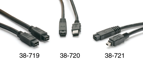 CORDON FIREWIRE IEEE1394B type B mâle-type B mâle, 2m