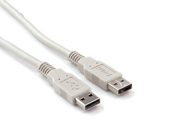 CORDON USB 2.0, Type A mâle - Type A mâle, 2m