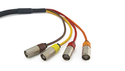 CANFORD CATKIT CABLE ETHERCON FLEXIBLE 4 voies, 4x éclaté Ethercon aux extrêmités, 50m