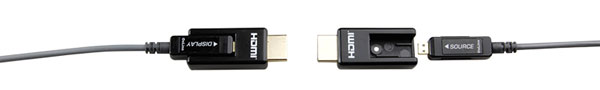 LUSEM OXLINX LHM-PL50 CABLE FIBRE OPTIQUE ACTIF, HDMI 1.4, Micro HDMI-D vers adapt.A, 50m