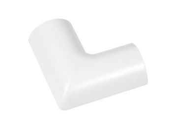 D-LINE FLFB3015W COUDE PLAT à clipser sur conduit 30 x 15mm, blanc