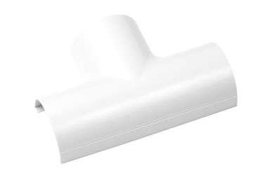 D-LINE FLET5025W COUDE EN T à clipser sur conduit 50 x 25mm, blanc