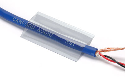 GAINE THERMORETRACTABLE SEMI-RIGIDE transparente, 25,4mm, long. 0,2m