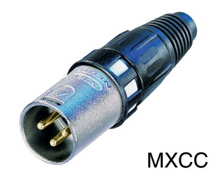 NEUTRIK NC3MXCC XLR FICHE POUR CABLE, mâle,