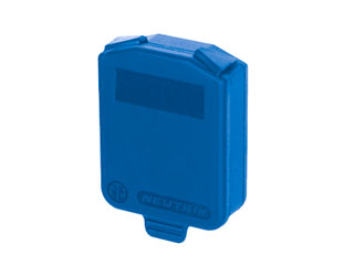 NEUTRIK SCDX-6 COUVERCLE ARTICULE pour connecteurs série D, bleu