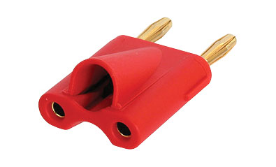 REAN NYS508-R DOUBLE CONNECTEUR 4mm, rouge