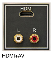 IKON EP-HDMI+AV HDMI MODULE DE CONNEXION avec deux RCA