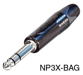 NEUTRIK NP3X-BAG FICHE JACK stéréo