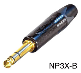 NEUTRIK NP3X-B FICHE JACK stéréo