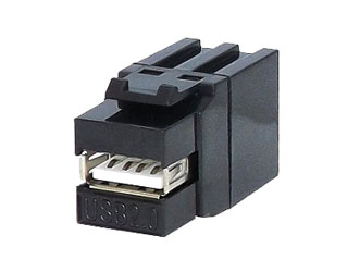 TUK KEYSTONE COUPLEUR USB 2.0 femelle A vers femell A, noir