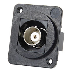 TUK KEYSTONE RACCORD série-D BNC femelle vers BNC femelle, 50 ohm, noir