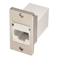 TUK KEYSTONE RACCORD RJ45 DOS-A-DOS POUR PANNEAU Cat5E, blanc