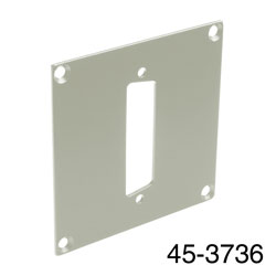 CANFORD PLAQUE-DE CONNEXION MODULAIRE UNIVERSAL 1x découpe Sub-D 25pts, gris clair