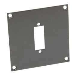 CANFORD PLAQUE DE CONNEXION MODULAIRE UNIVERSAL 1x découpe DVI, gris foncé