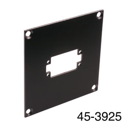 CANFORD PLAQUE DE CONNEXION MODULAIRE UNIVERSAL 1x découpe EDAC 20, noir