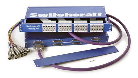 SWITCHCRAFT STUDIOPATCH 6425 EZ NORM PANNEAU DE CONNEXION TT, 32 canaux, Sub-D 25