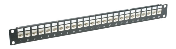 CANFORD PANNEAU DE CONNEXION RJ45 CAT6 1U, 1x24 traversées, blindé