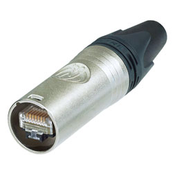 NEUTRIK NE8MX6-T FICHE ETHERCON CAT6A pour isolation 0,85 - 1.1mm, nickel