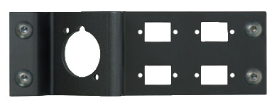NEUTRIK NZPFD-4SC-S PLAQUE 4 x SC SIMPLEX OU LC DUPLEX pour Opticalcon panneau en Z