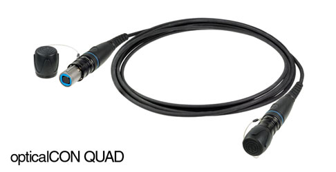 NEUTRIK NKO4M-A-2-150 CABLE OPTICALCON ADVANCED QUAD MM, 150m, enrouleur GT310