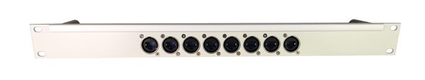 CANFORD PANNEAU DE CONNEXION ETHERCON 1U 1x8, CAT6 IDC, gris