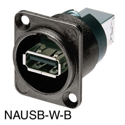 NEUTRIK NAUSB-W-B USB2.0 EMBASE dos-à-dos