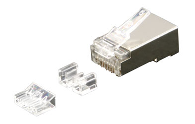 FICHE RJ45 8P8C Cat6 blindée