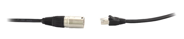 CANFORD CORDON NE8MX-1-RJ45-CAT5E-F-2m, noir