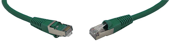 CORDON CAT6A BLINDE RJ45-RJ45-0.5m, vert