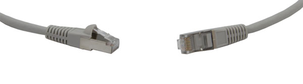 CORDON CAT6A BLINDE RJ45-RJ45-3m, gris