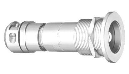 LEMO 3T TRIAX 14 EMBASE fixation par boulon avec serre-câble, PSA.3T.675.CTLY14S