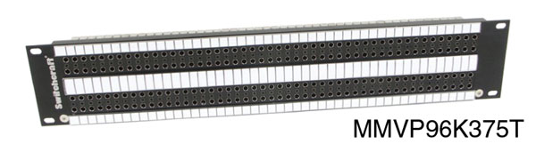 SWITCHCRAFT MMVP96K375T PANNEAU DE CONNEXION VIDEO 4x48, 2U