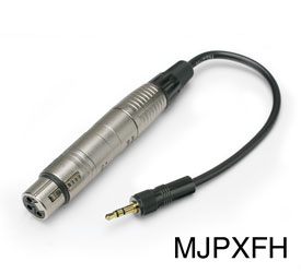 CANFORD MJPXFH CONVERTISSEUR SYM./ASYM. niveau ligne, XLRF vers jack 3.5mm