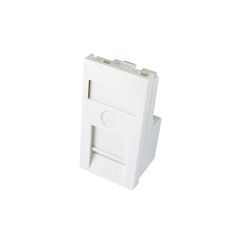 CANFORD MODULE AV économique, connecteur RJ45 CAT5E, demi module, blanc