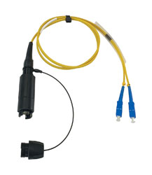 CANFORD FIBRECO connecteur de câble HMA Junior, 2 canaux, MM avec épanoui connecteurs fibre SC,2m