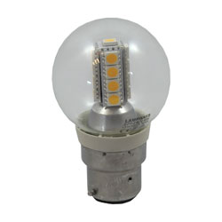 CANFORD AMPOULE POUR SIGNES LUMINEUX uniqu.pour base A, LED, BC - 4W, équivalent 25W, 230V