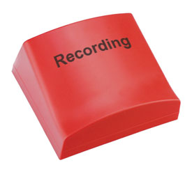 CANFORD GLOBE POUR SIGNES LUMINEUX rouge, "Recording"