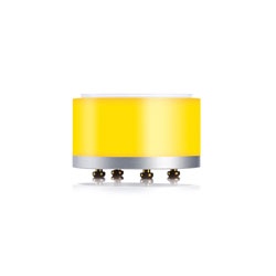 YELLOWTEC YT9203 litt 50/22 MODULE LED JAUNE diam 51mm, haut.22mm, argent/jaune