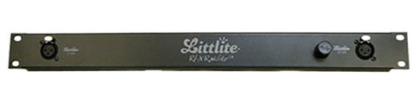 LITTLITE RLX-A 1U LAMPE RACK 2 x embases XLR3, variateur, sans alim.