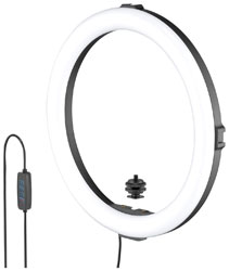 JOBY BEAMO RING LIGHT LAMPE ANNULAIRE alimentation USB 5V USB, 100LUX, 3000-5600K, variateur, 12"