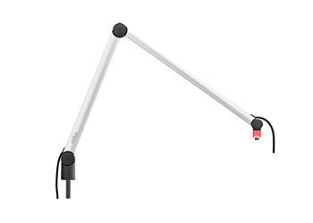 YELLOWTEC m!ka YT3305 MIC ARM XL bras micro, avec bague LED, sans connecteur, 1075mm, argent