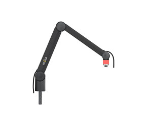 YELLOWTEC m!ka YT3505 MIC ARM XS bras micro avec bague LED, sans connecteur, 535mm, noir