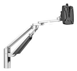 YELLOWTEC m!ka EASYLIFT MKII MONITOR ARM M Bras écran réglable en hauteur, charge 7-15kg, argent