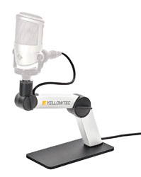 YELLOWTEC m!ka TABLE STAND dénudé cable, argent