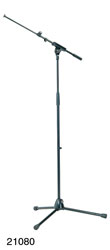 K&M 210/8 PIED POUR PERCHE pliant, 925-1630mm, perche télescopique 425-725mm, base lourde, noir