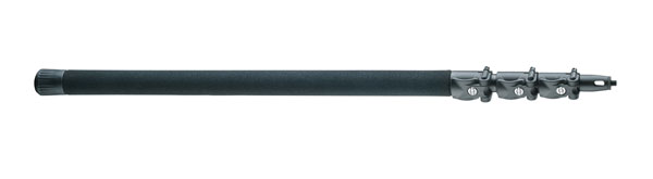 K&M 23781 PERCHE M 4 sections, réglages par leviers, carbon, 600-1675mm, noir