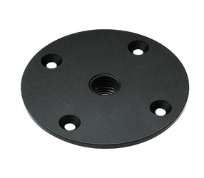 K&M 24116 PLAQUE DE MONTAGE M20 pour subwoofer, noir