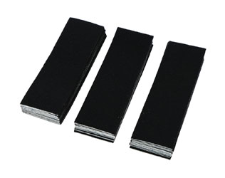 URSA STRAPS URSA TAPE SOFT STRIPS Small, moleskine, 8x2.5cm, noir, pack de 30