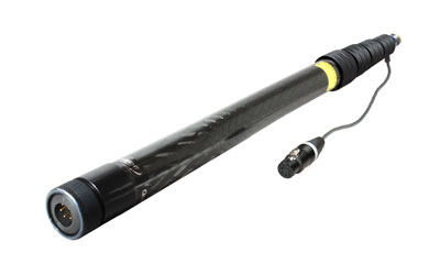 AMBIENT QXS 550-CCSI PERCHE fibre de carbone, 5 sections, 50-195cm, cable spiralé, XLR5, stéréo
