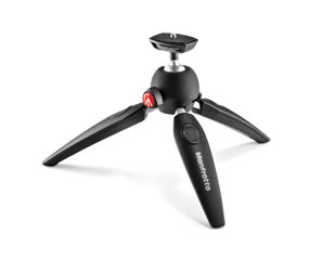 MANFROTTO PIXI EVO TREPIED tête rotule, filetage 1/4", charge 2.5kg, noir